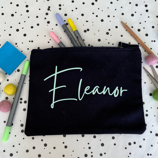 The Personalised Pencil Case - 100% Organic Cotton