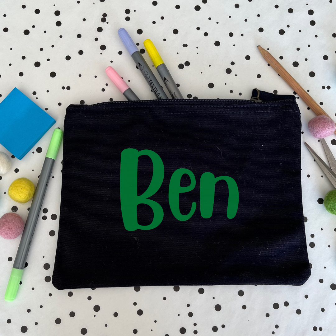 The Personalised Make Up Bag - 100% Organic Cotton