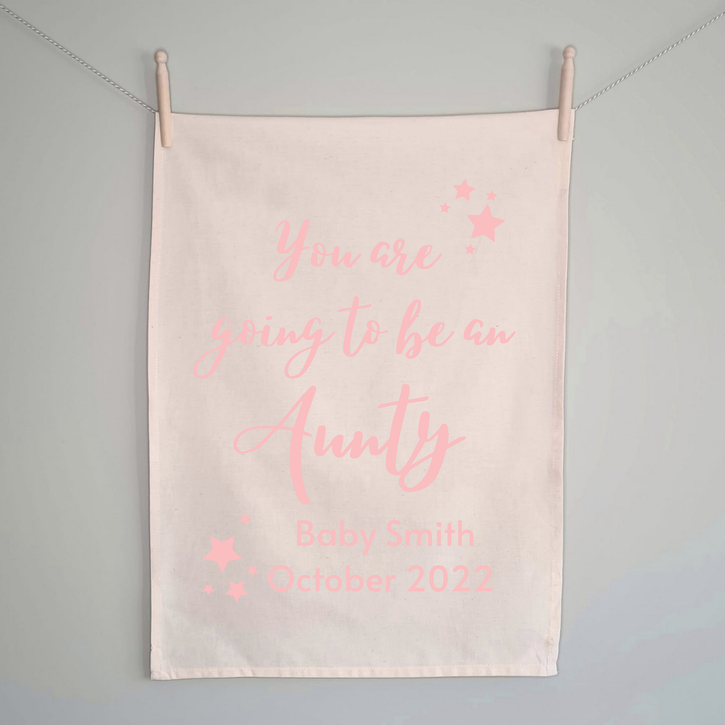 You Are Going To Be A Grandfather Tea Towel - 100% Organic Cotton