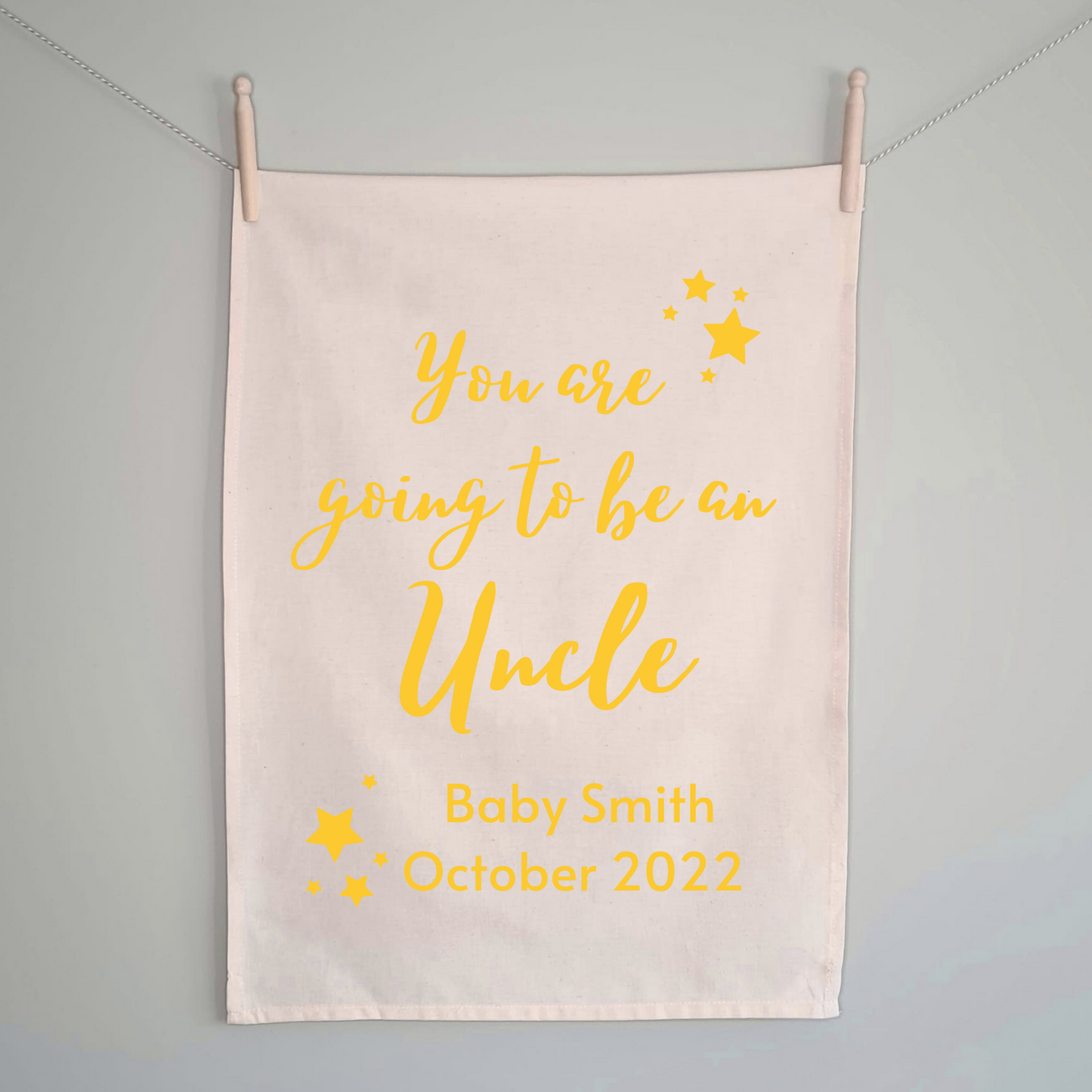 You Are Going To Be A Grandad Tea Towel - 100% Organic Cotton
