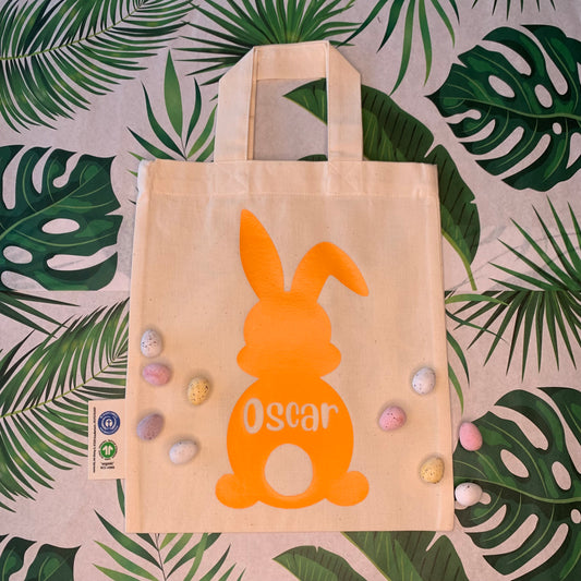 Personalised Easter Egg Hunt Bag - 100% Organic Cotton