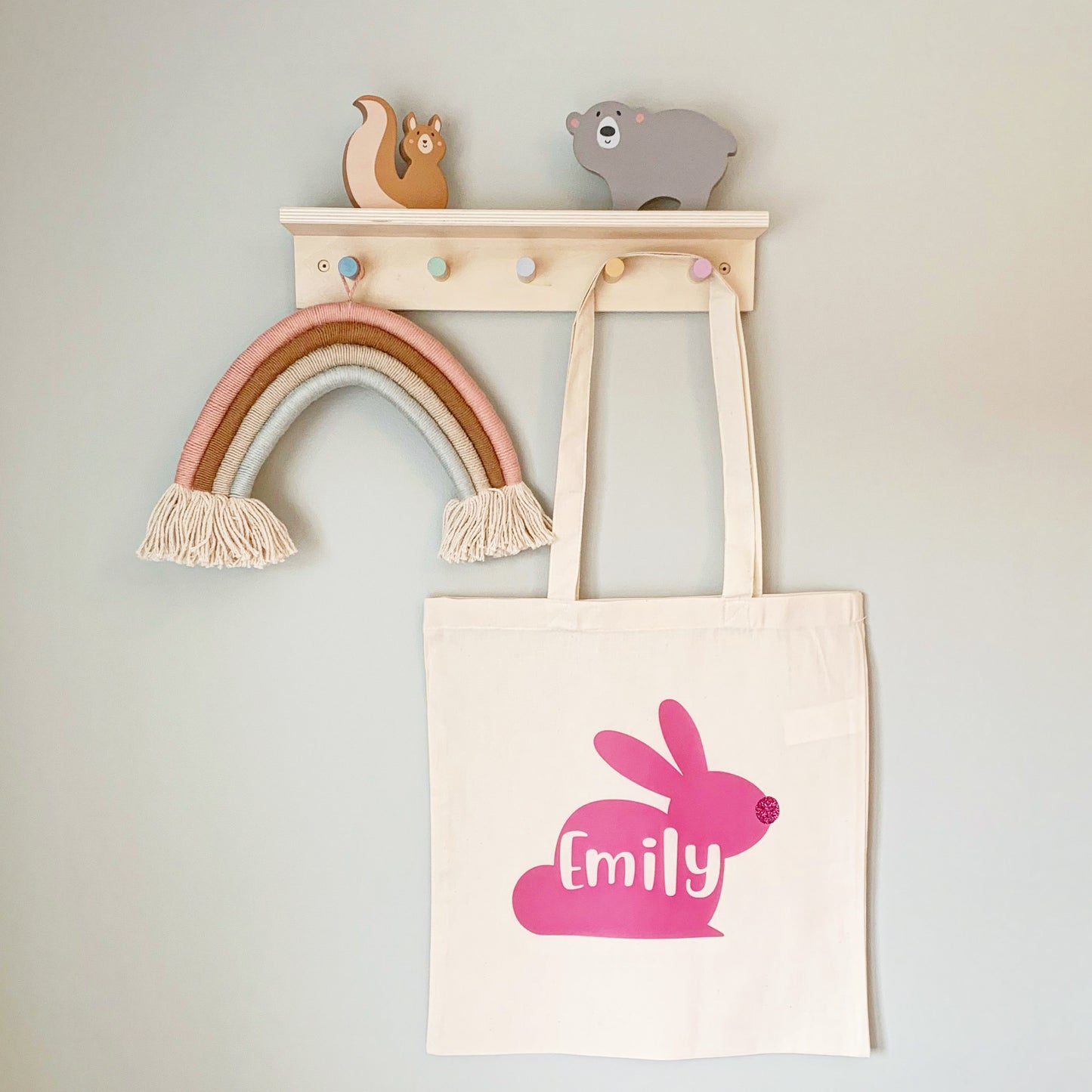 Personalised Bunny Tote